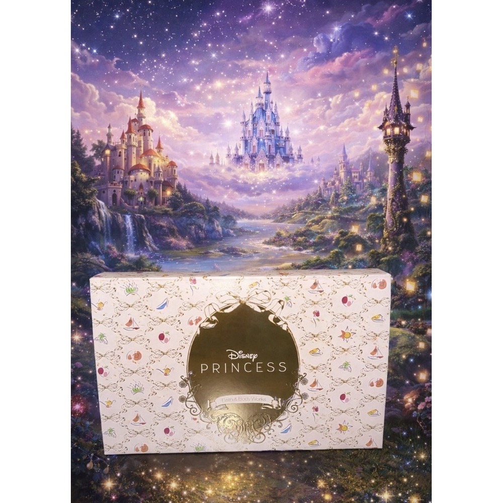 Bath And Body Works Collectible Disney Princess 7 Piece Mini Fine Fragrance Set